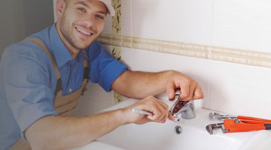 Faucet cartridge replacement in New Athens, IL